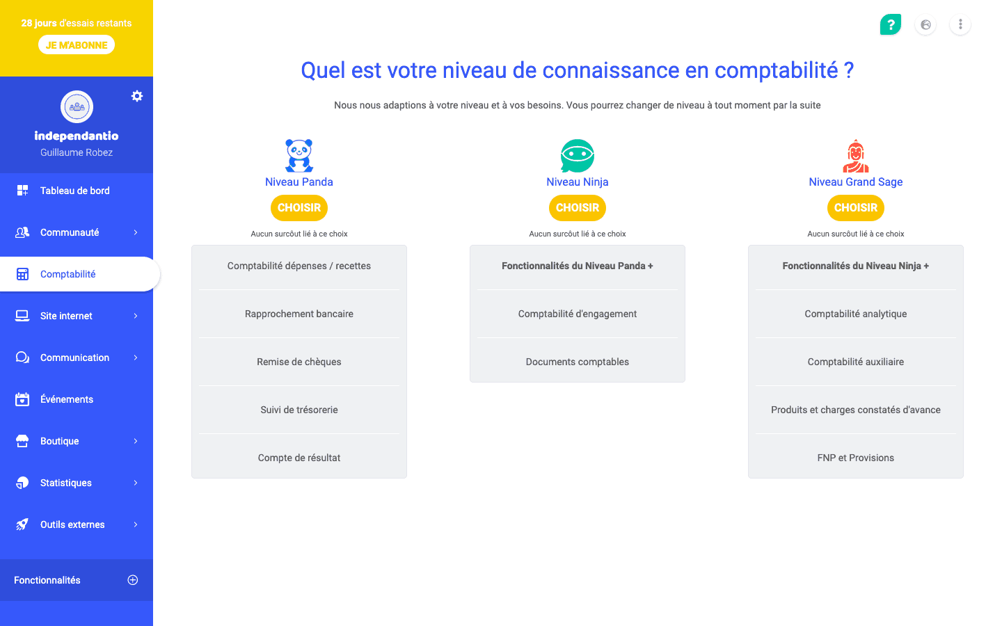 Assoconnect comptabilité