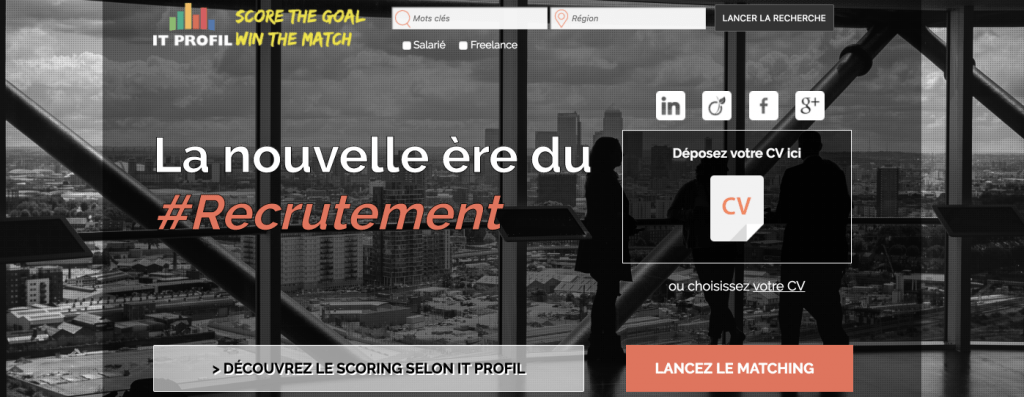 plateforme freelance IT Profil
