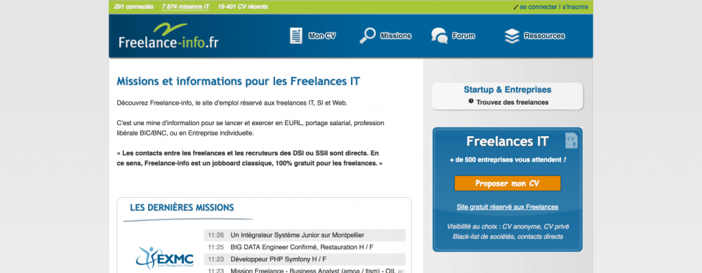 plateforme freelance info