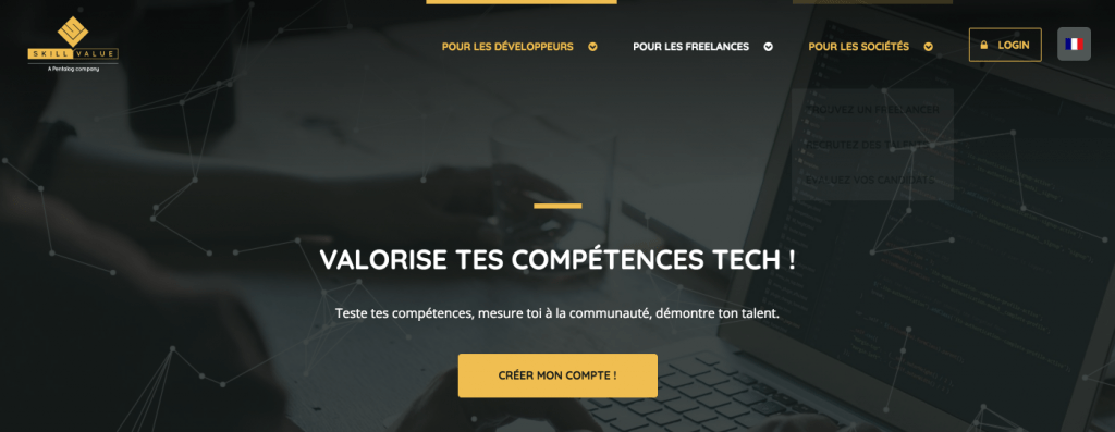 plateforme freelance developpeur skillvalue